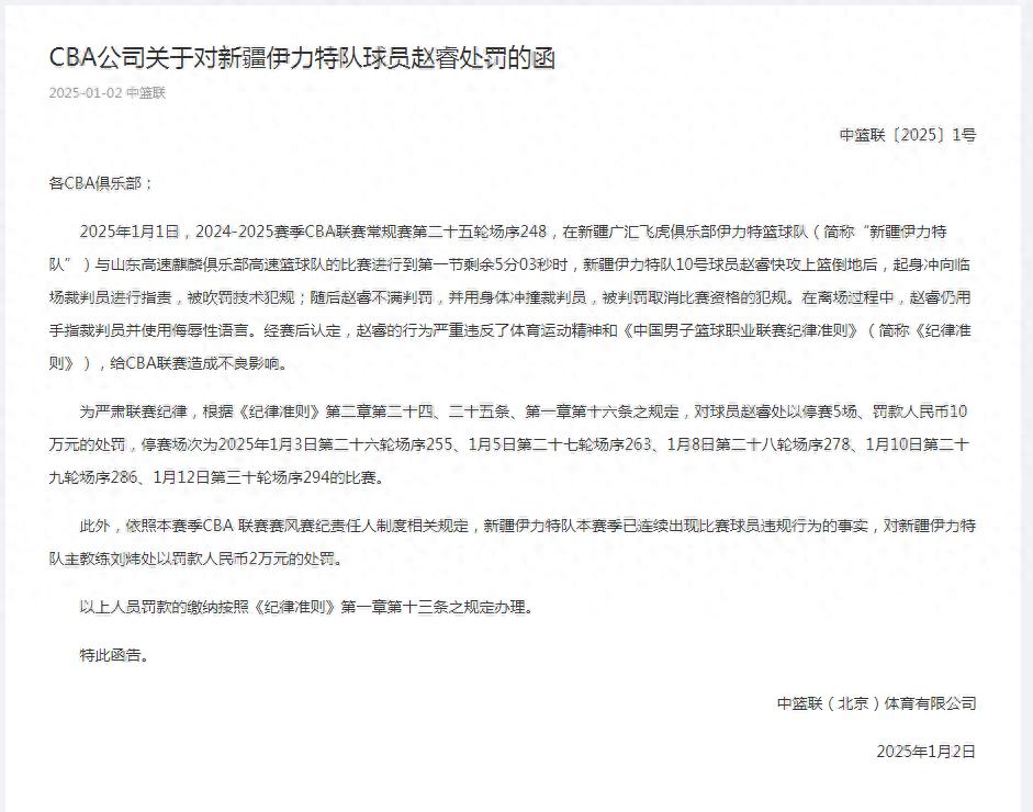 CBA新政策公布，引发球迷热议关注
